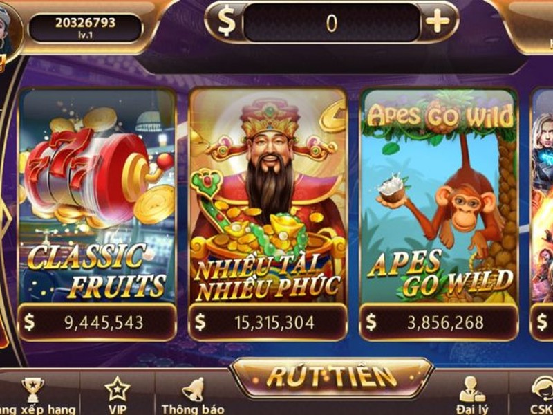 Giao diện hướng dẫn chơi game slot trên Win79