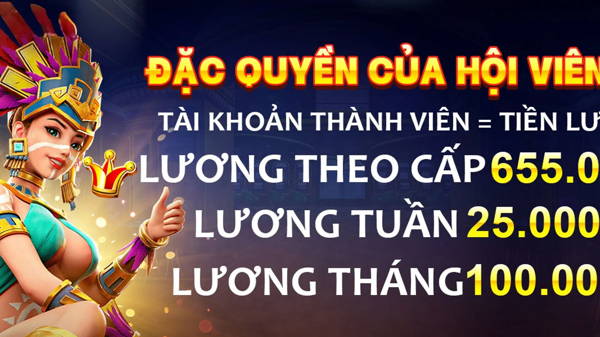 Hình ảnh giới thiệu game slot Win79 với biểu tượng may mắn và tiền vàng